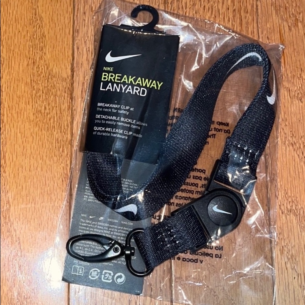 Black Nike lanyard
